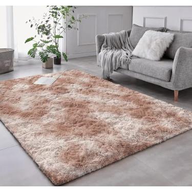 Imagem de Tapete Sala Felpudo Peludo Mesclado Bege 200 X 240 Cm