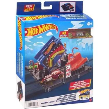 Imagem de Pista Hot Wheels City Posto de Gasolina Mattel HKX45