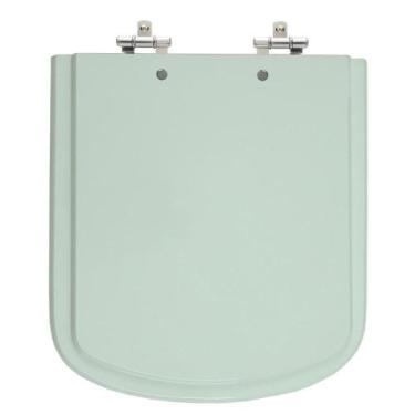 Imagem de Assento Laqueado Bali Verde Água Tampa Para Vaso Incepa Mdf - Sicmol
