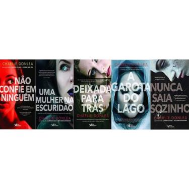 Imagem de KIT 5 LIVROS CHARLIE DONLEA Deixada Para Trás + Não Confie em Ninguém 