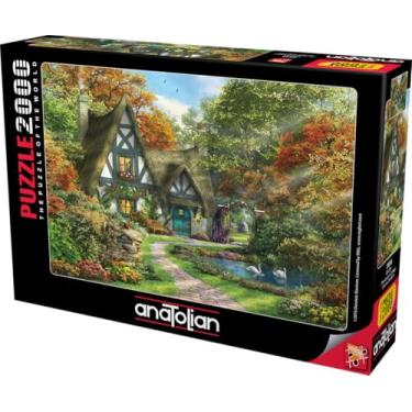 Imagem de Anatolian - The Autumn Cottage Jigsaw puzzle crianças, quebra-cabeças adultos, cor da cabana de outono (ANA3936)