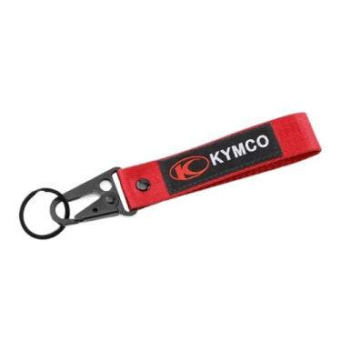 Imagem de jininshengxindianzi Motorbike Keychain Compatible With Kymco AK550 Xciting 250 300 400 500 Downtown 125 200i 300i 350i X Town Ct250 Ct300 S400 Key Chain Keyring(Khaki)