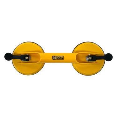 Imagem de Ventosa Dupla 80kg para Vidros e Materiais Lisos - DTOOLS