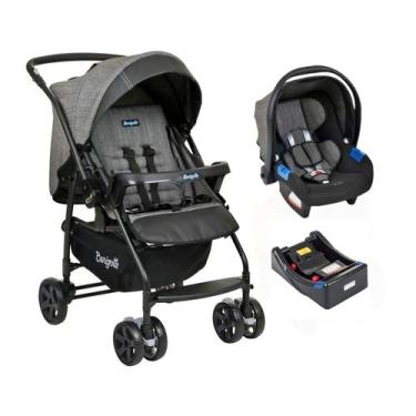 Imagem de Travel System Rio K Mescla Bebê c/ Conforto e Base Burigotto