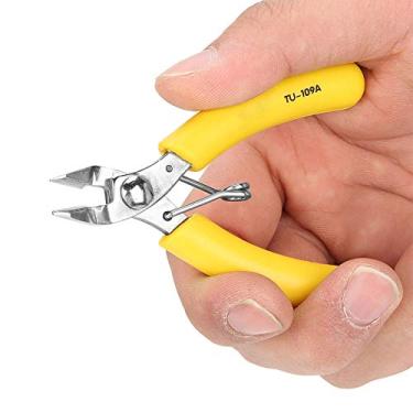 Imagem de FTVOGUE Alicates Diagonais Eletrônicos - Durável e Alta Dureza Cabine Lateral Ferramenta de Cortador de Arame, Alça Portátil e Ergonômica, para Cortar Plástico - Adequado para Entusiastas e (Tu-109a)