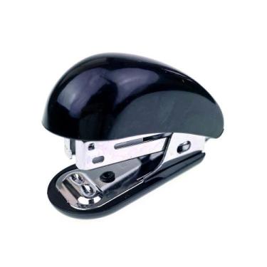 Imagem de Mini Grampeador Le nº 26/6 e 24/6 até 15 Folhas Preto, UNICA