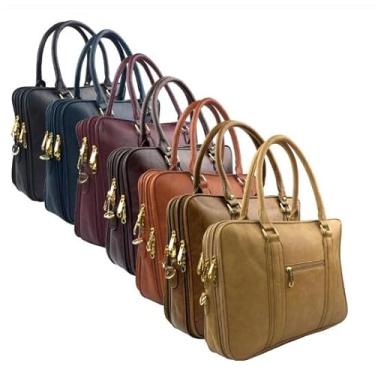 Imagem de Pasta Executiva Notebook Maleta Bolsa Transversal Alta Quaridade Reforçada (cor aleatorio)