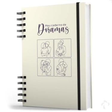 Imagem de Nisti Print Caderno Diário De Doramas Resenhas Forever Rosa