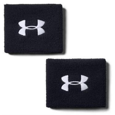 Imagem de Munhequeira Masculina Under Armour 3 Performance, Preto, U