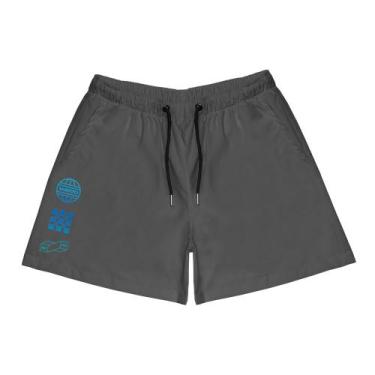 Imagem de Short Streetwear Oversized Nylon Moda Urbana Estilo Casual - Wanted, C