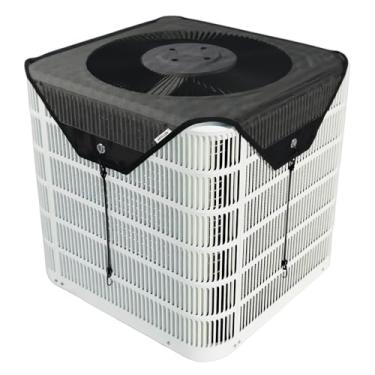 Imagem de Capas de ar condicionado para unidade externa 71 cm x 71 cm, rede de malha central pequena, capa de condensador de tela CA para bomba de calor - capa universal para todas as estações