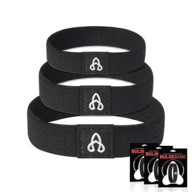 Imagem de Flexible Cock Ring for Male Sex Toy, Realistic Adult Male Sex Toys for Men - Nylon Fabric Penis Rings Extra Tight Cock Ring (Solid Black, 3 Pack)