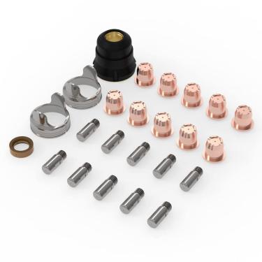 Imagem de Conjunto de consumíveis para tochas de corte a plasma YESWELDER IPT40 (24 unidades)