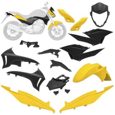 Imagem de Kit Carenagem 9 Peças Moto Honda Cb 300r Ano 2010 2011 2012 - Pro Tork