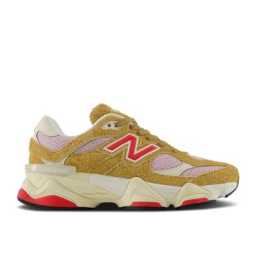 Imagem de New Balance 9060 Tênis infantil grande, Great Plains/Twilight Haze/True Red, 16