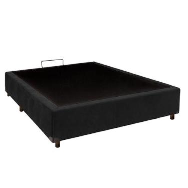 Imagem de Cama Box Viuvo Preto Nature 128x188