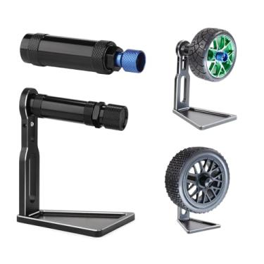 Imagem de Shaluoman RC Tire Balancer,12MM 17MM Wheel Tire Aluminum RC Balancer Tool, RC Car Upgraded Accessory for 1/10 1/8 RC Car Wheel Tire Upgrade Parts