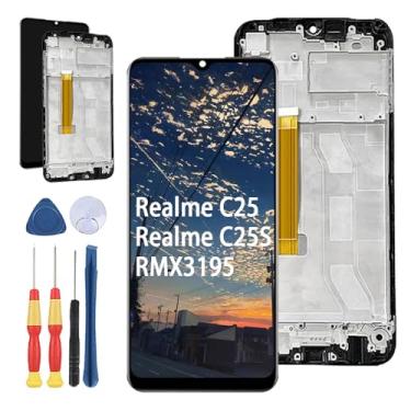 Imagem de Yuxyiony Nova tela de substituição para tela LCD Oppo Realme C25 / Realme C25S RMX3195 e acessórios de ferramentas de substituição.