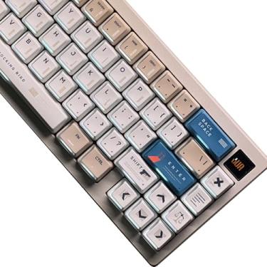 Imagem de Theme Keycap Nuclear Power Profile 140+ Teclas Transparente Sublimação PBT Keyboard Cap (Robin)