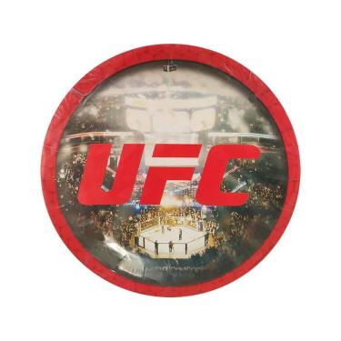 Imagem de Prato Redondo Ufc 18Cm Com 8Un Festcolor