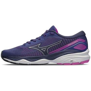 Imagem de Tênis de Corrida Feminino Mizuno Wave Falcon 5, Azul, 35