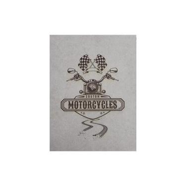 Imagem de Placa Decorativa Adesiva Não É Segredo Moto Mdf 30X40 Ns0401