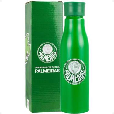 Imagem de Garrafa palmeiras 600ml aluminio ref. qh0733 - Mileno
