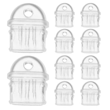 Imagem de VOSAREA 10 plugues de porta de carregamento, plugues de porta de proteção, plugue de poeira compatível com Tipo-C para telefones