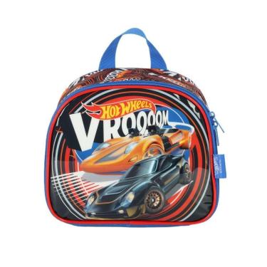 Imagem de Lancheira Térmica Vermelha Hot Wheel Escolar Masculina