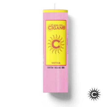 Imagem de Vela 7 Dias Rosa 44mm 210g - Casa do Cigano