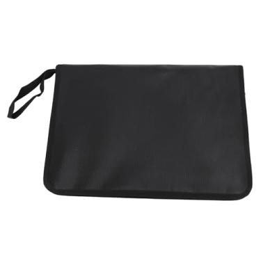 Imagem de Acouto Bolsa de Documentos à Prova de Fogo - Isolado de 12 Páginas Seguro para Objetos de Valor e Papéis Importantes Com Rótulos de Cores e Zíper