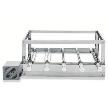 Imagem de Churrasqueira Grill Rotativa The Grill Inox - 5 Espetos Giratórios - A
