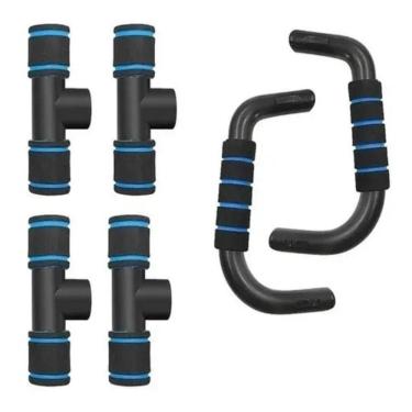 Imagem de Apoio Barra Fixo Para Flexão Suporte Chão Fortalecedor