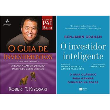 Imagem de Kit 2 livros O Guia de Investimentos + O investidor inteligente benjami graham