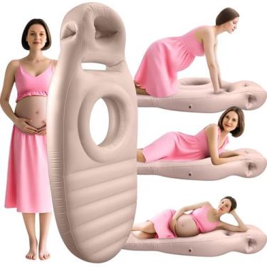Imagem de Almofada de gravidez inflável KSFJEU Full Body Maternity