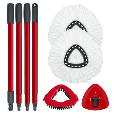 Imagem de Cabeça, base e alça de reposição do esfregão giratório para Ocedar Eas