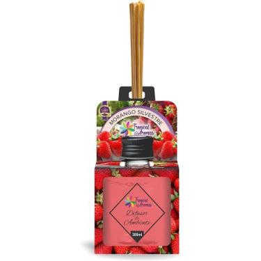 Imagem de Odorizador Aromatizador Perfumado Ambiente Morango Com Champagne Tropi