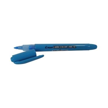 Imagem de Caneta Marca Texto Lumi Color 200-SL Pilot Cores Neon Chanfrada, Azul