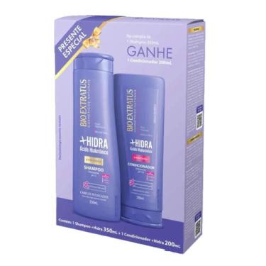 Imagem de Kit Bio Extratus Hidra Shampoo 350ml + Condicionador 200ml
