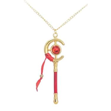 Imagem de Frieren Beyond Journey's End Magic Staff Wand Anime Mangá Himmel Pingente Colar