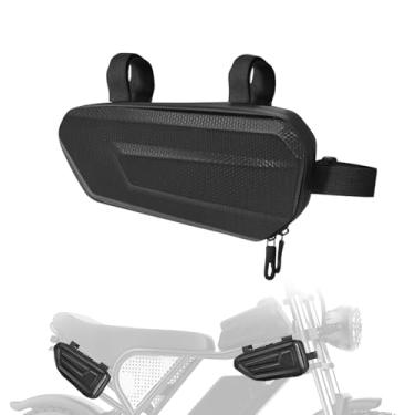 Imagem de IUVWISN Bolsa rígida para selim EBike compatível com Ridstar Q20 Super 73 Electric Dirt Bike, para cartão de identificação de telefone, bebidas, chaves de armazenamento diário