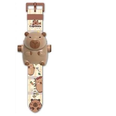 Imagem de Relógio De Projeção Animal Capivara Para Crianças/Relógio Projetor 3d de Pulso 24 Imagens