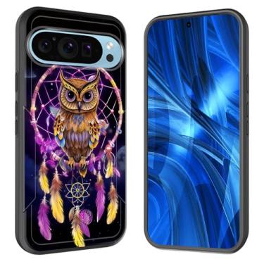 Imagem de JHYYTUJTYP Capa para Pixel 10 Pro XL, [Teste de queda de grau militar] Capa protetora resistente à prova de choque resistente para Google Pixel 10 Pro XL 6,8 polegadas 2025, apanhador de sonhos de