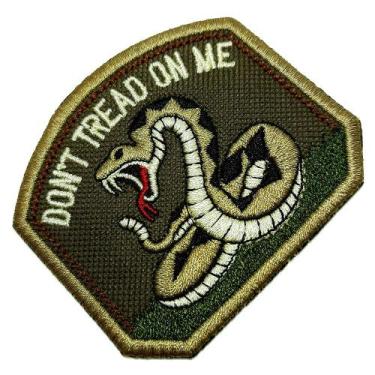 Imagem de M0149T 04 Não Pise Em Mim Patch Bordado Termoadesivo Costura - BR44