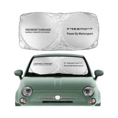 Imagem de Protetor Solar Para Para-brisa De Carro Fiat 500 Panda Punto Bravo Tip