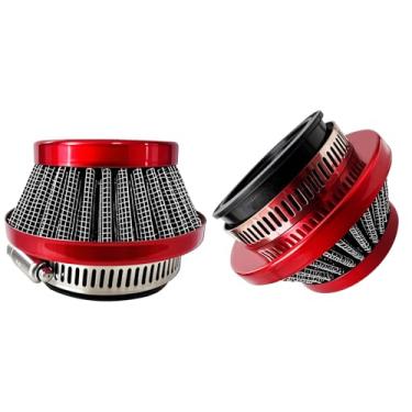Imagem de Filtro de ar para motocicleta, filtro de ar universal de admissão de ar, carburadores, filtro de ar para motocross, quadriciclo, SSR, TTR, filtro de respiração de bicicleta, adequado para carburadores