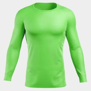 Imagem de Camisa Masculina com Proteção UV 50+ Manga Longa Poliéster TR4-Masculino