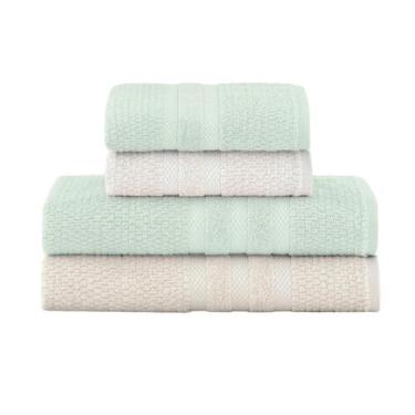 Imagem de Jogo de Toalhas 4 peças Buddemeyer Vanilla Extra Soft  Toque Macio Alt