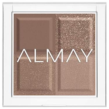 Imagem de Almay Paleta de sombras, maquiagem duradoura para os olhos, cor de sombra única em acabamento fosco, metálico, acetinado e com glitter, hipoalergênica, 200 pontos marcantes, 2,8 g