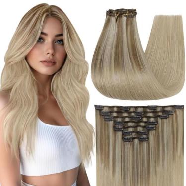 Imagem de Extensões de cabelo Clip in Full Shine Remy Human Hair 50cm
